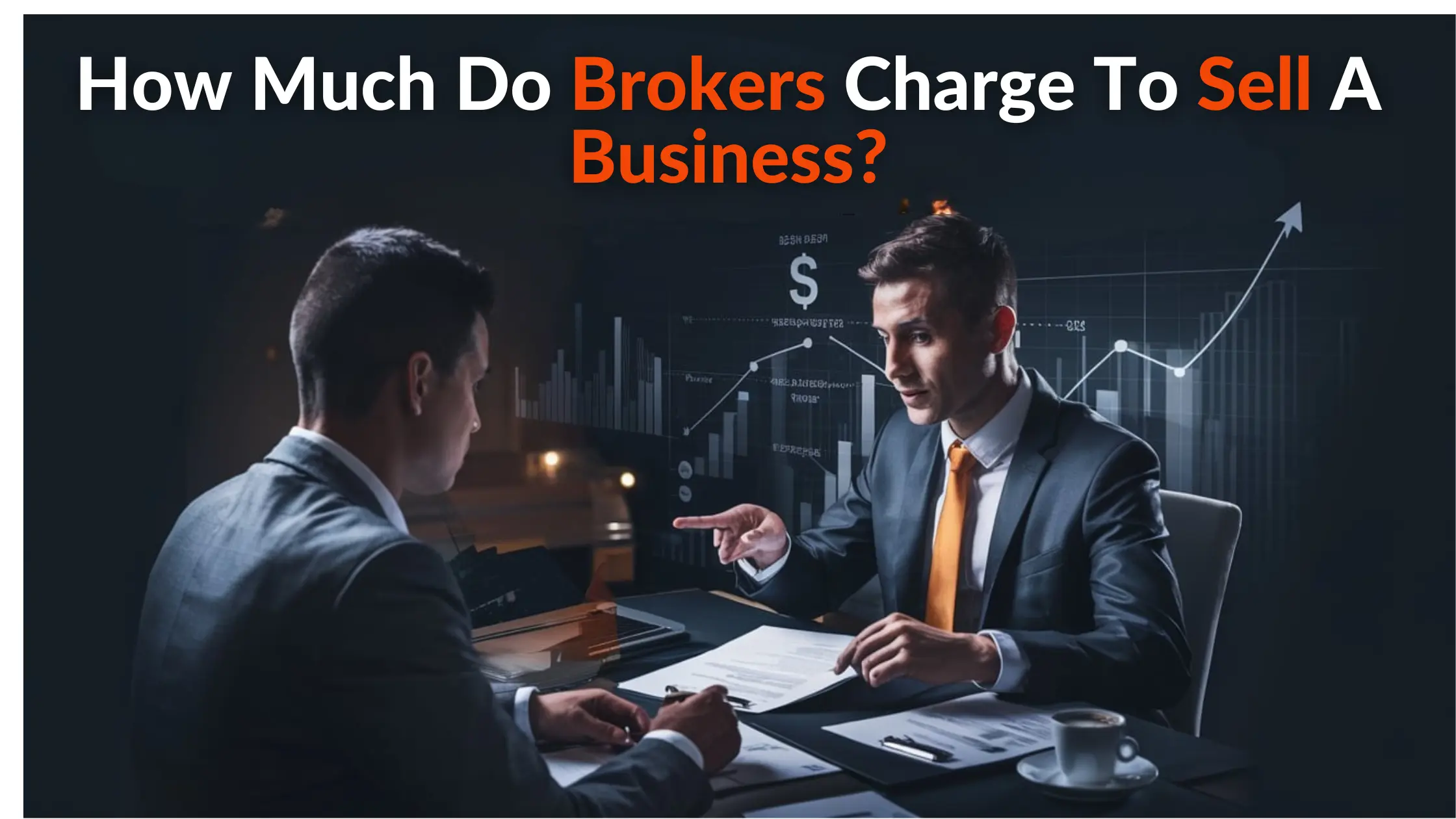 how much do brokers charge to sell a business image banner