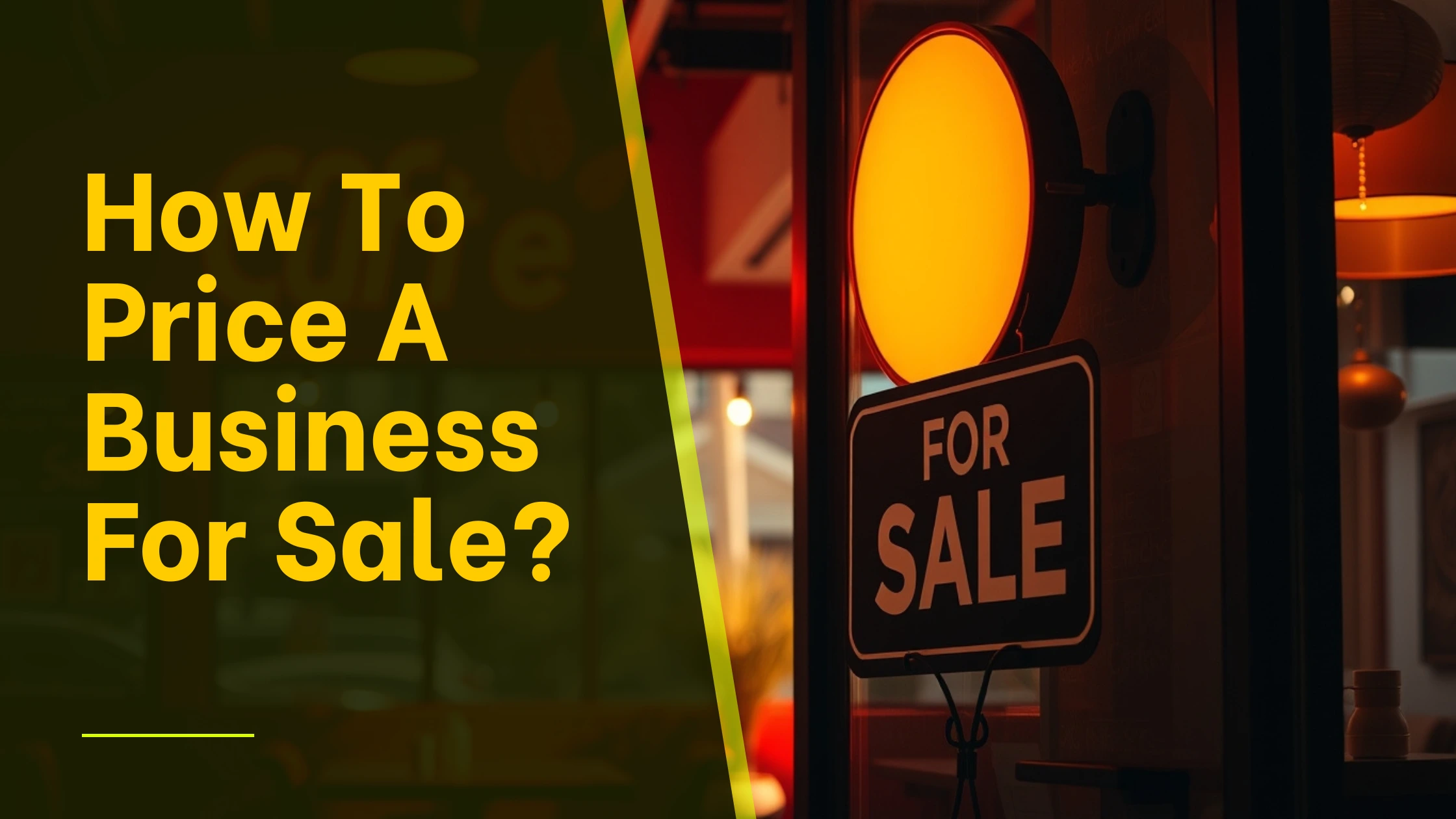 pricing a business for sale